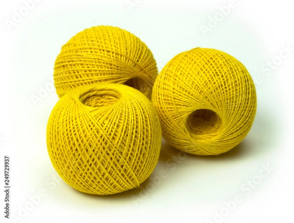 Obraz colorful spools of thread