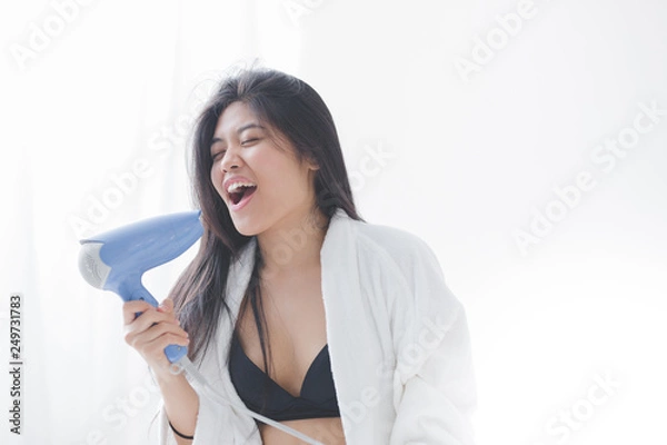 Fototapeta ドライヤー・女性