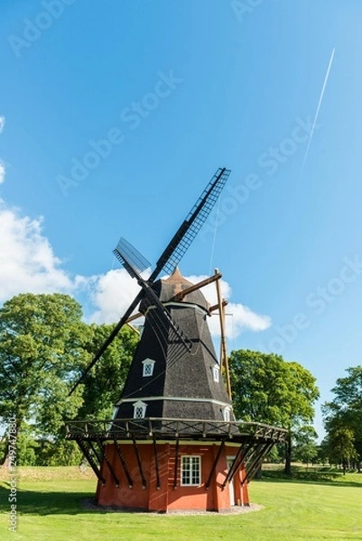 Obraz old windmill in copenhagen