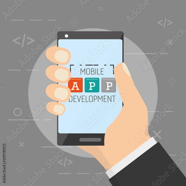 Fototapeta mobile app development