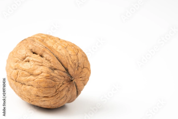 Fototapeta shelled walnuts