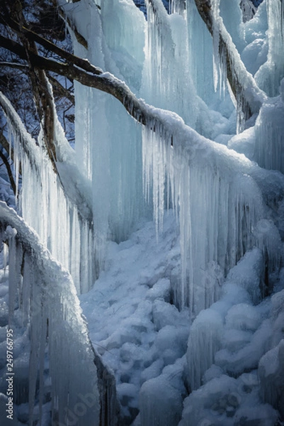 Obraz Oonichi Ice Pillar icicles