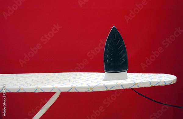 Obraz iron and ironing board