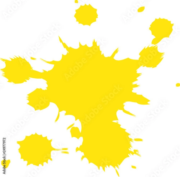 Obraz Farbklecks gelb