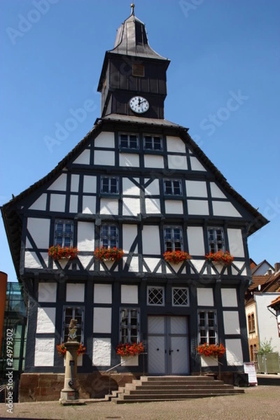 Obraz Altes Rathaus in Uslar im Solling