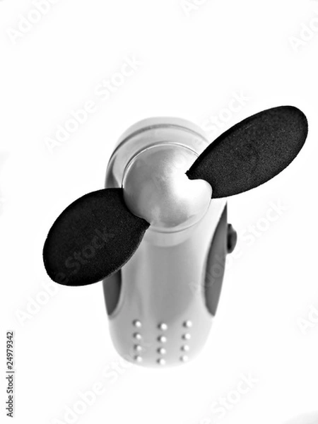 Obraz Silver ventilator isolated on white