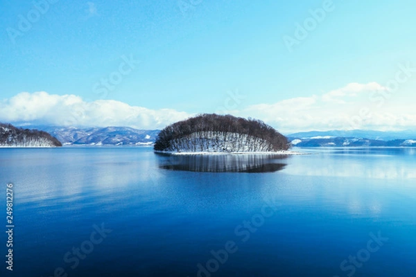 Obraz 洞爺湖冬景