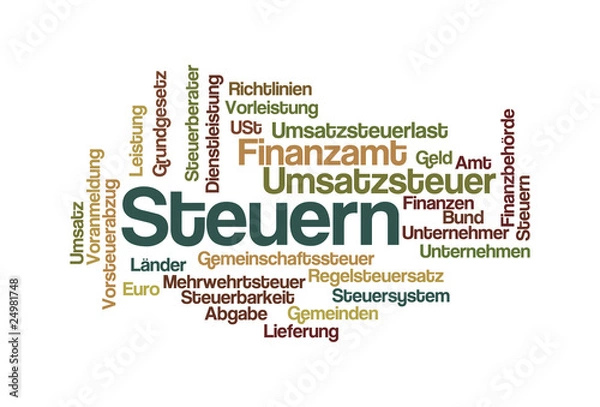 Obraz Steuern
