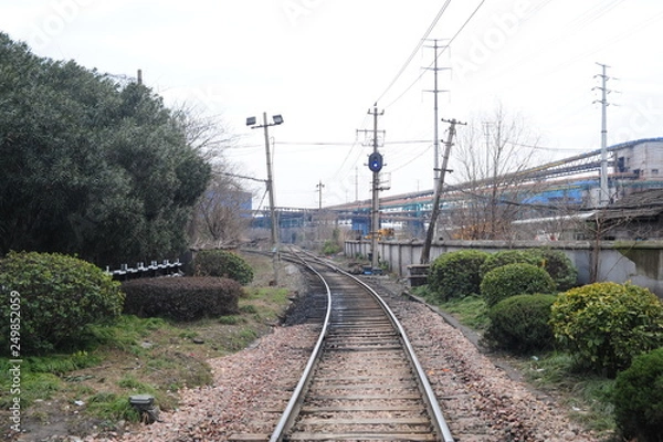 Obraz railway in the mountains