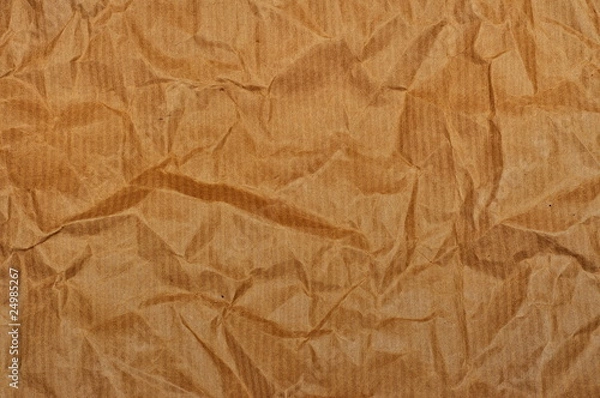 Obraz Carta per pacchi stropicciata