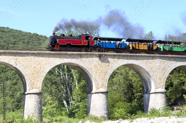Fototapeta petit train d'Anduze