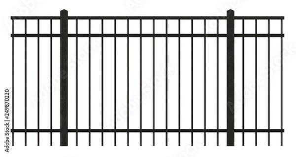Obraz Iron lattice fence