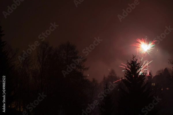 Obraz Silvester in der Sächsischen Schweiz