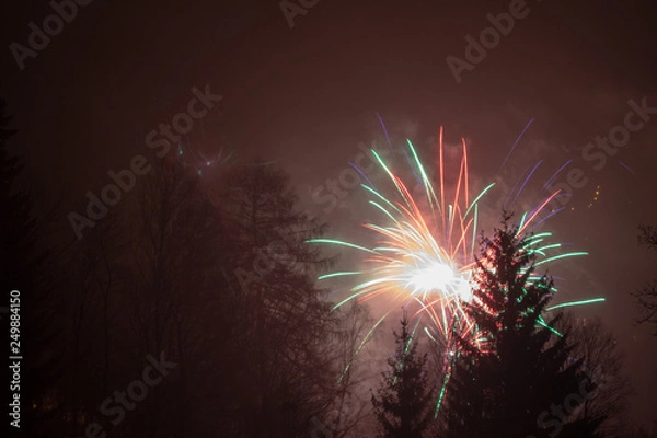 Obraz Silvester in der Sächsischen Schweiz