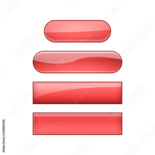 Fototapeta vector web buttons set