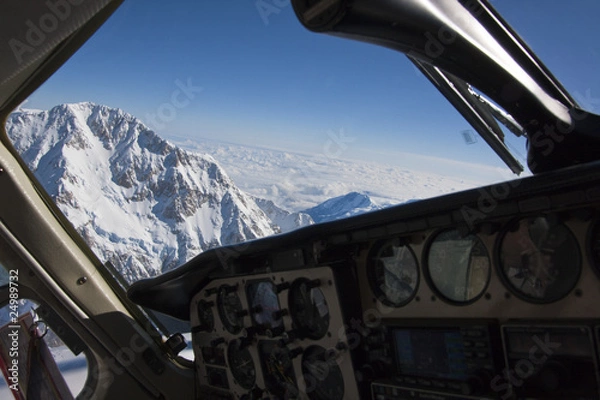 Fototapeta mountain from the air