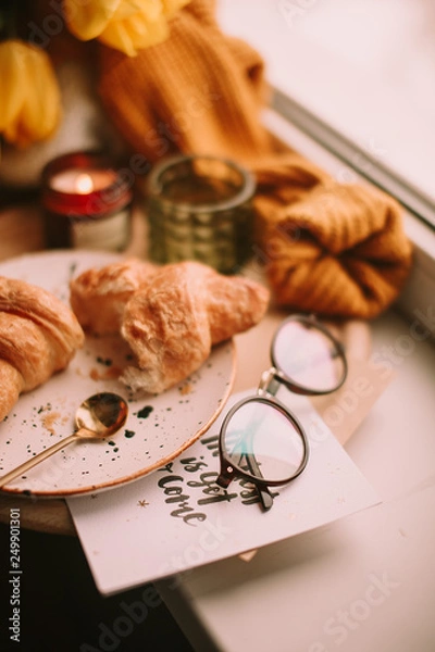 Fototapeta cookies with jam