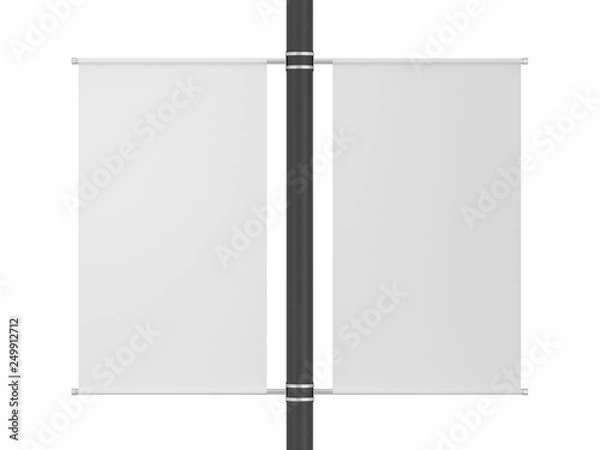 Obraz Blank pole banner mockup