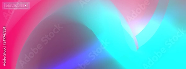 Obraz Glowing abstract vector background