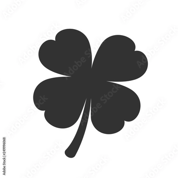 Fototapeta Four leaf clover icon
