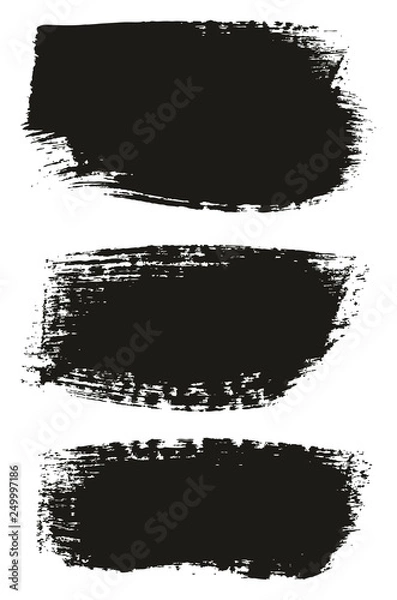 Fototapeta Paint Brush Medium Background High Detail Abstract Vector Background Set 59