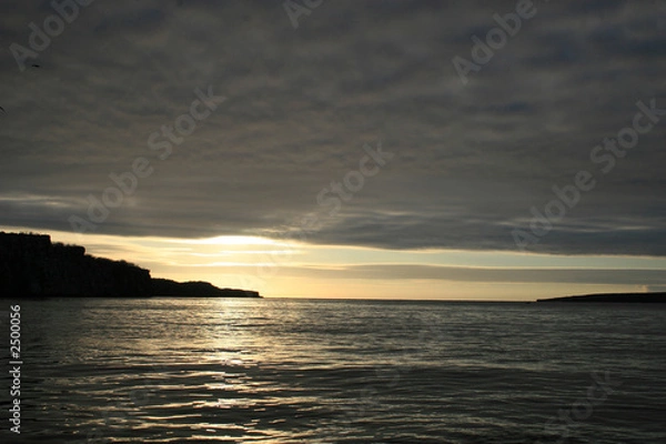 Obraz tramonto in baia