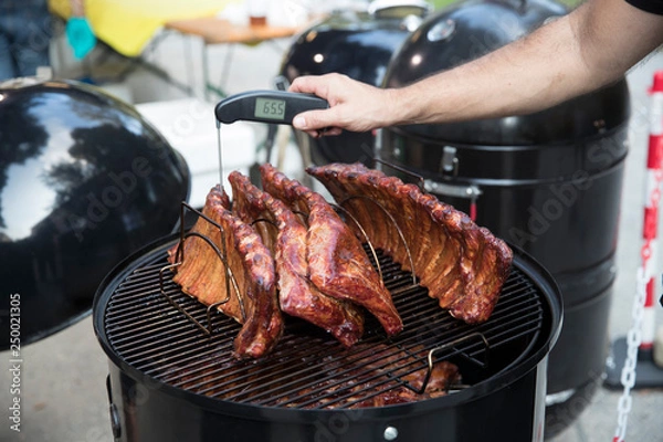 Obraz measuring the rib temperature