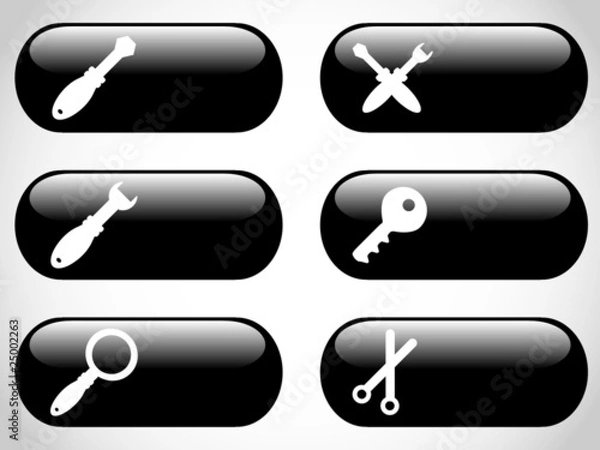 Fototapeta Web buttons