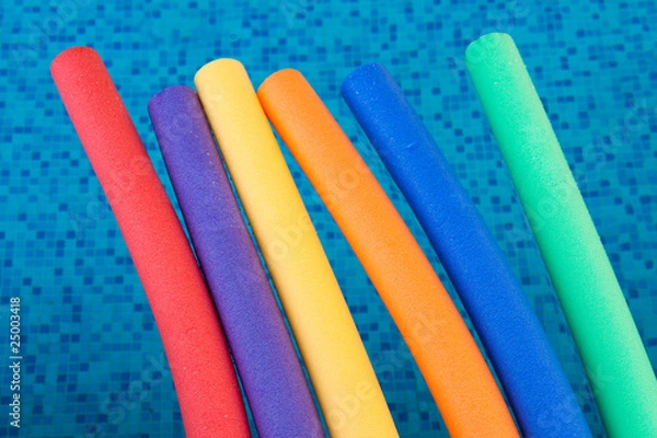 Obraz makaron wodny w wodzie