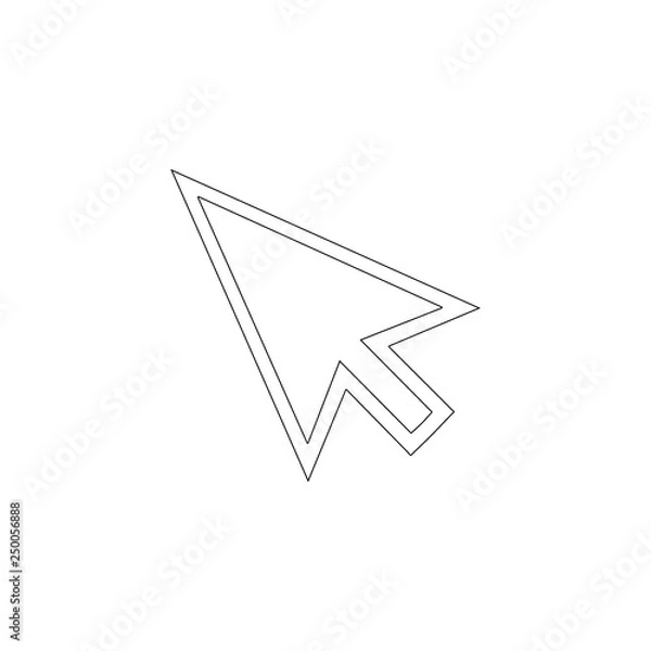 Obraz Cursor. flat vector icon