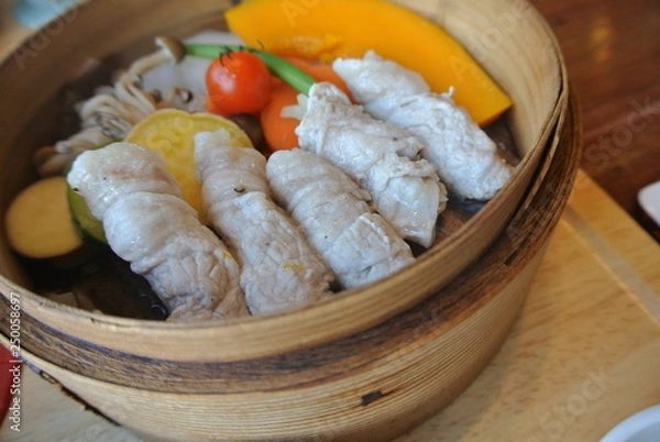 Obraz せいろ蒸し