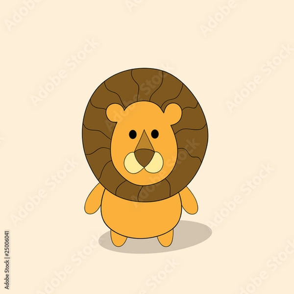 Obraz cute lion