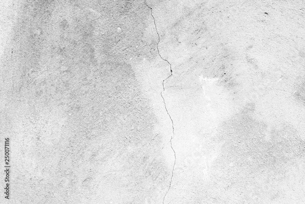 Fototapeta Texture, wall, concrete, it can be used as a background . Wall fragment with scratches and cracks