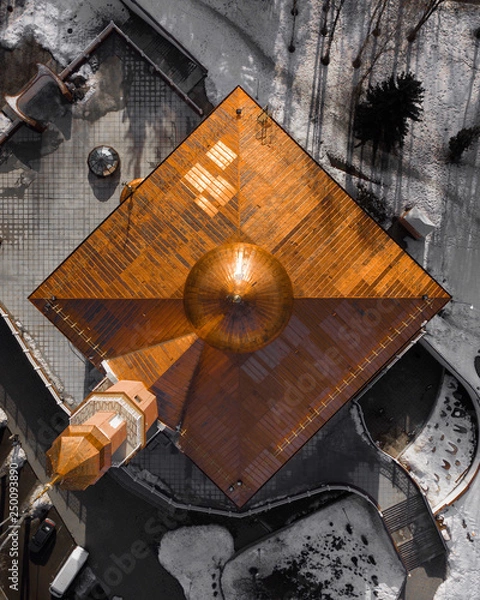 Obraz Aerial view of Minsk Mosque, Belarus