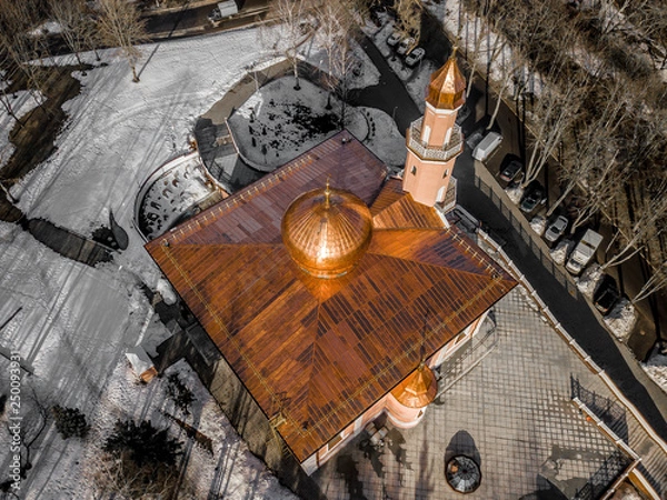 Obraz Aerial view of Minsk Mosque, Belarus