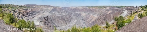 Obraz Panoramic view of the big quarry