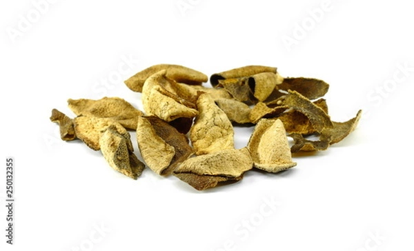 Obraz Orange dried peel isolated