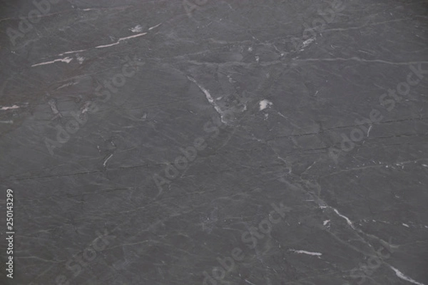 Obraz Closeup black soapstone stone with natural pattern texture background.