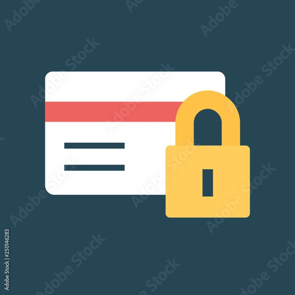 Fototapeta Silhouette icon car lockout