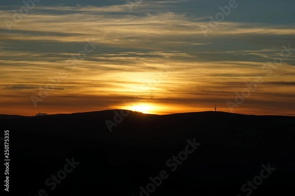 Obraz Sunset from Wildenburg II