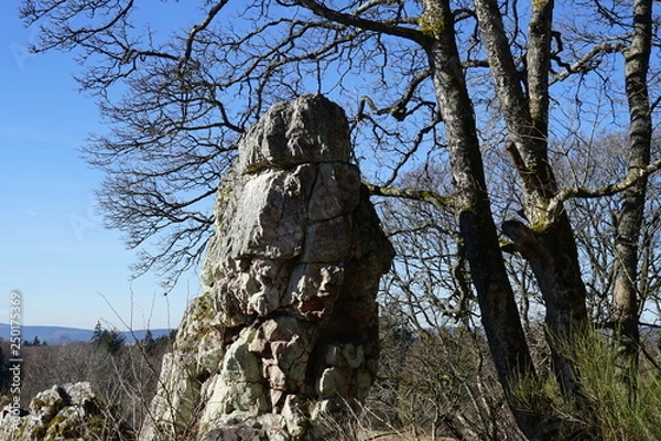 Obraz Single rock at Wildenburg