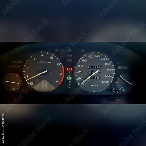Obraz Speedmeter on the dashboard