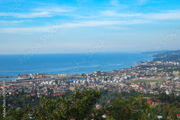 Fototapeta Cityscape view. Batumi, Georgia.