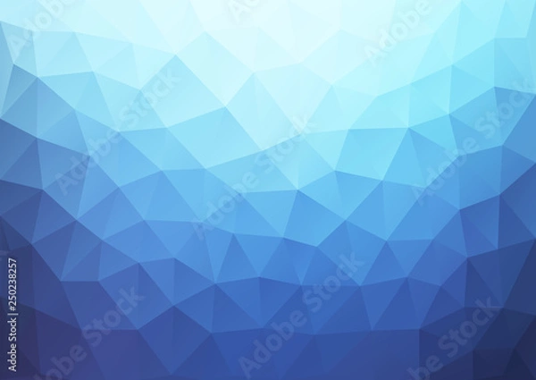 Obraz Blue Gradient Pattern geometric
