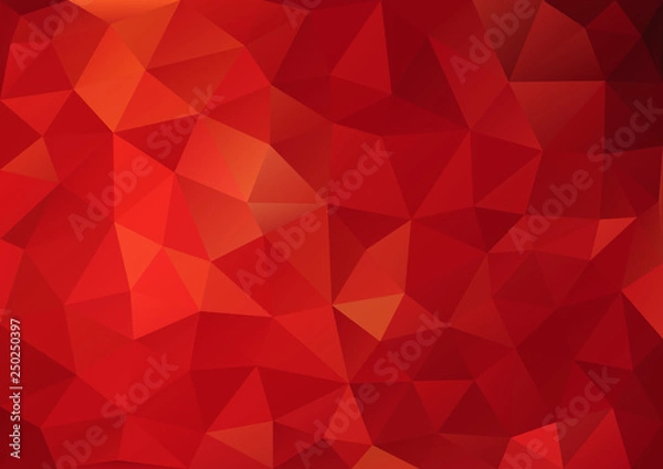 Fototapeta Red Pattern geometric04