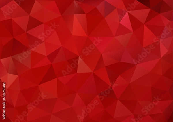 Fototapeta Red Pattern geometric05