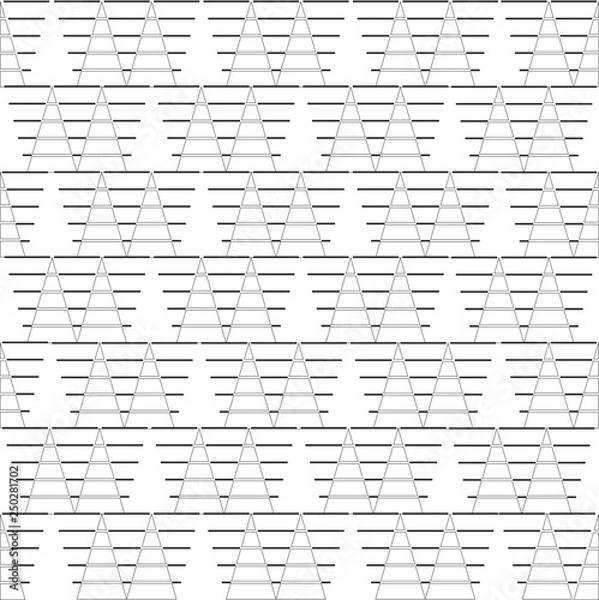 Fototapeta Christmas and new year seamless vector texture
