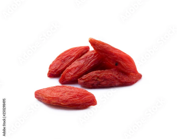 Obraz Goji berry isolated on white background