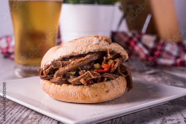 Obraz Bocadillo Carne Mechada