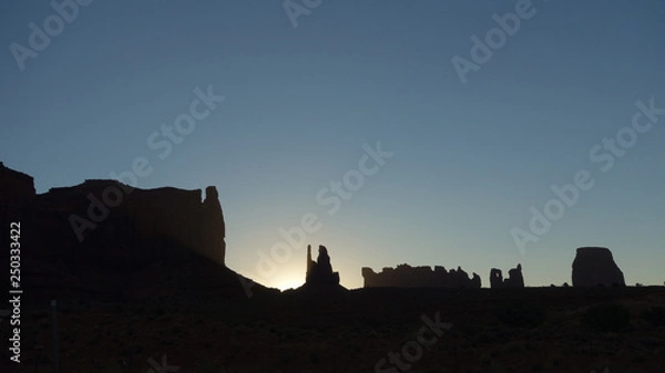 Obraz Sunrise over Monument Valley